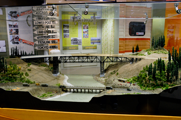 model of the Kiskatinaw Bridge